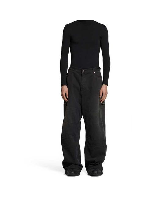 Balenciaga Black Cargo Pants for men