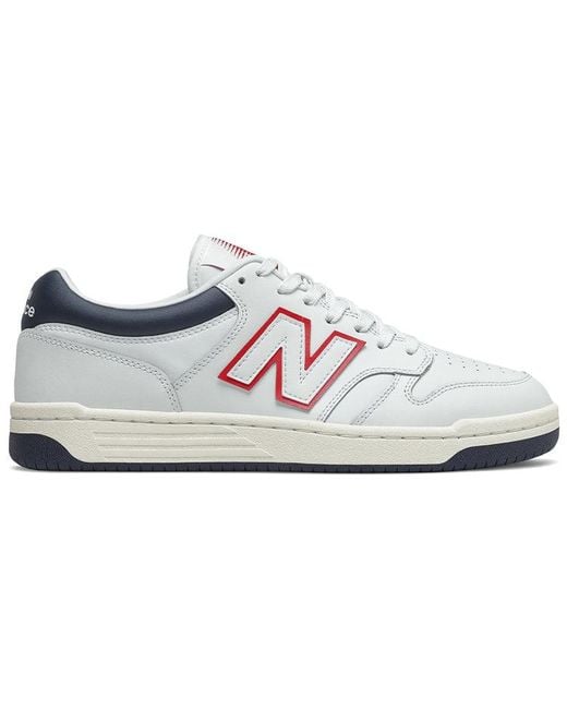 New Balance White 480 Universal Trainers for men