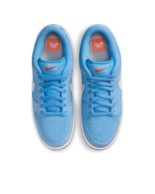 Nike Blue Sb Dunk Low Pro 'University Gum' for men