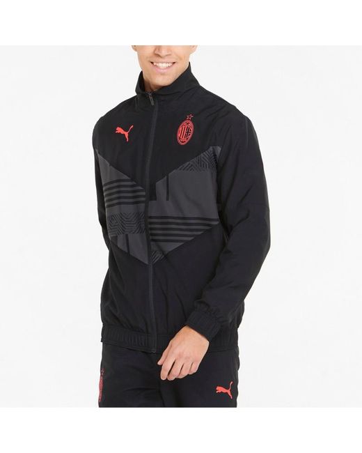 PUMA Black Acm Prematch Jacket Logo for men