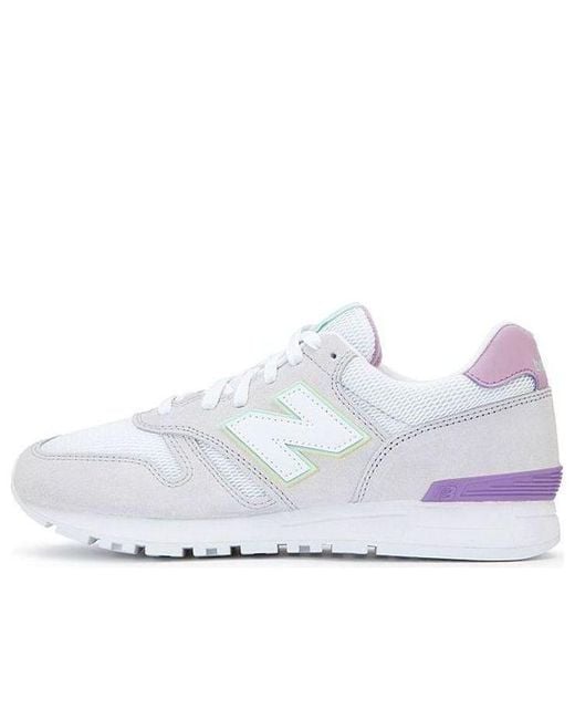 New Balance White 565 Series for men