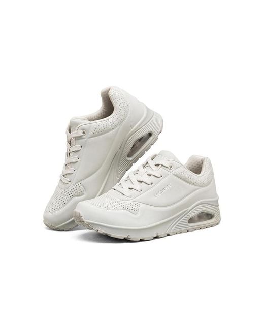 Skechers White (Wmns) Uno Stand On Air