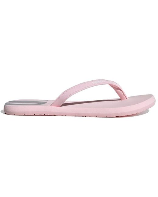 adidas Eezay Pink Slippers | Lyst