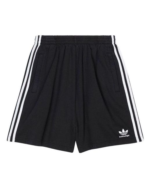 Balenciaga X Adidas Large Shorts in Black for Men | Lyst UK