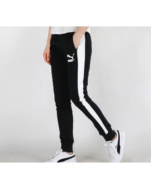PUMA Black (Wmns) Iconic T7 Track Pants