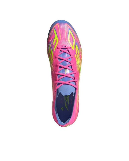 Adidas Pink F50 Elite Fg 'Lucid Lemon Fusion' for men