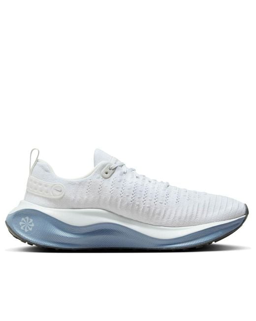 Nike White Reactx Infinity Run 4 'Summit Ashen Slate' for men