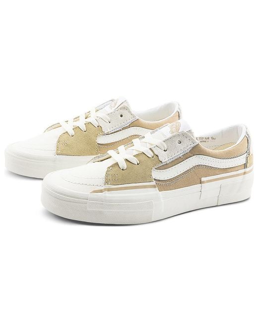 Vans White Sk8-Low Reconstruct for men