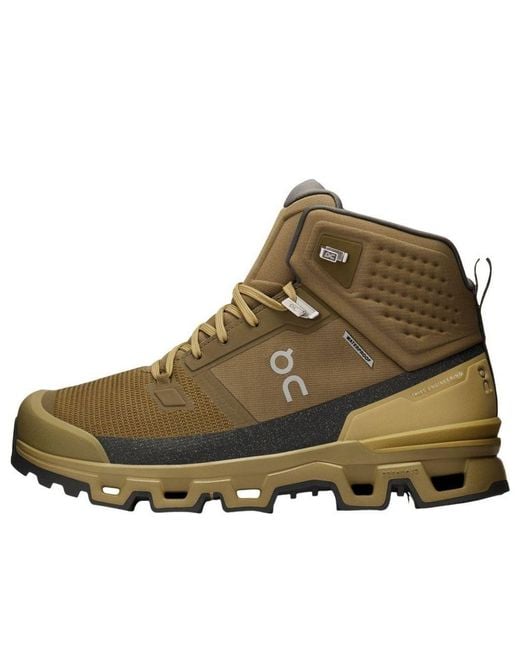 On Shoes Brown Cloudrock 2 Waterproof 'Hunter Safari' for men