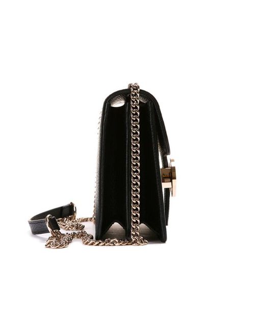 Gucci Black (Wmns) Leather Organ Satchel Single Shoulder Bag