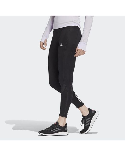 Adidas Black (Wmns) Own The Run Tights Asia Sizing