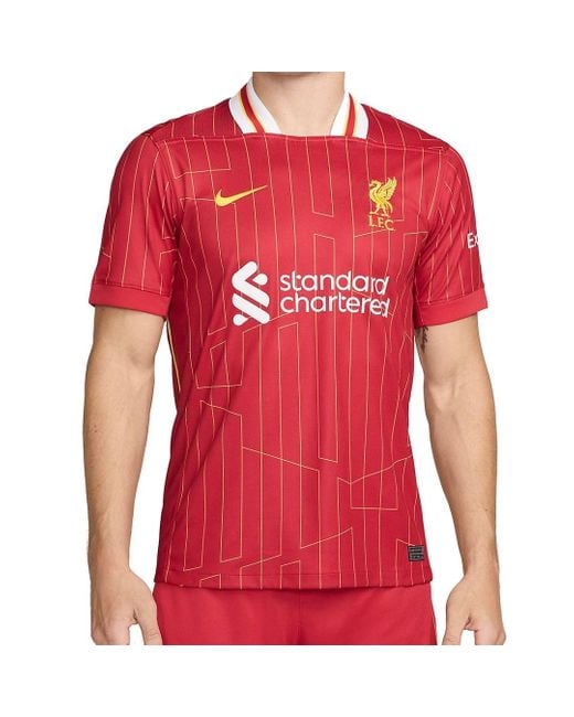 Nike Red Dri-Fit Ss24 Soccer Jersey for men
