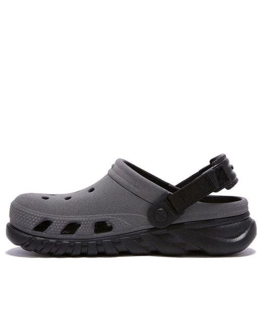 CROCSTM Black Duet Max Reflective Clog