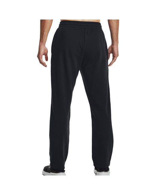 Under Armour Black Rival Fleece Pants for men