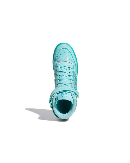 Adidas Blue Jeremy Scott X Forum High 'Dipped for men