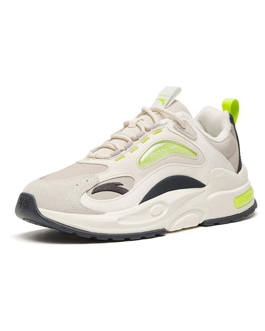 Anta White Millennium 5.0 'Ivory Lime' for men