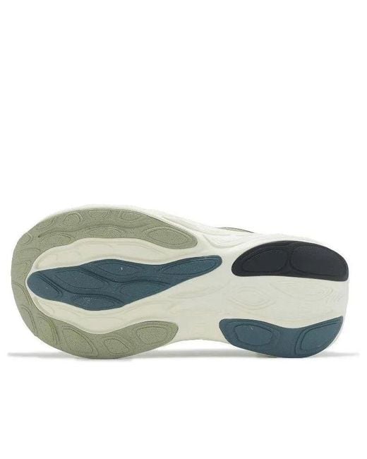 New Balance White Fresh Foam X 1080V14 'Pale Moss New Spruce Linen' for men