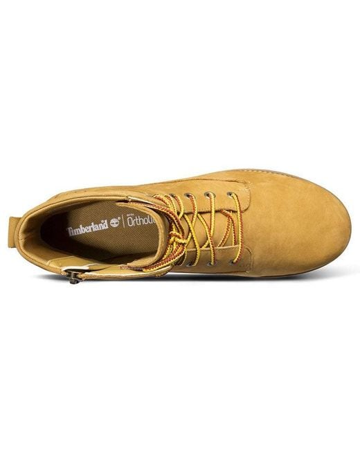 Timberland Natural (Wmns) Joslin Mid Size Zip Boots 'Wheat Nubuck'