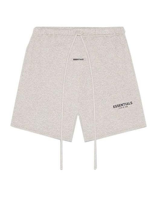 Fear Of God Gray Fw20 Sweatshorts 'Heather Oatmeal' for men