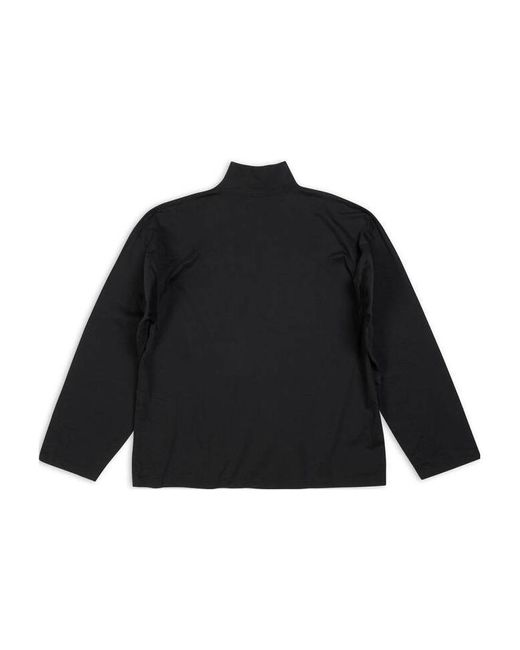 Balenciaga Black X Adidas High Neck Long Sleeve T-Shirt for men