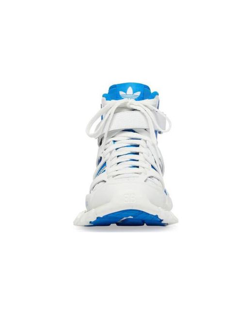 Balenciaga Blue X Adidas Originals Track Forum Sneakers for men