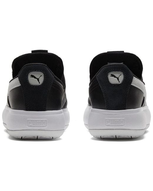 PUMA Black (Wmns) Suede Mayu Slip-On Shoes