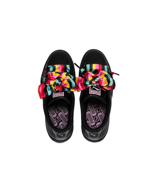 PUMA Black (Wmns) Basket Heart Gen Hustle