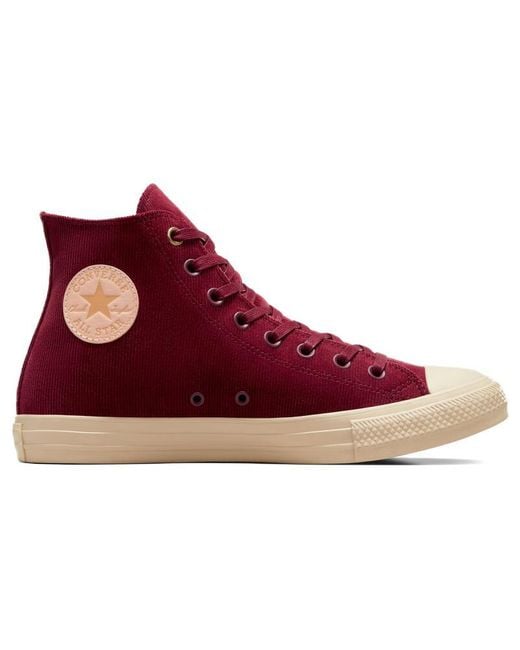 Converse Red Wonka X Chuck Taylor All Star Corduroy 'Deep Bordeaux' for men