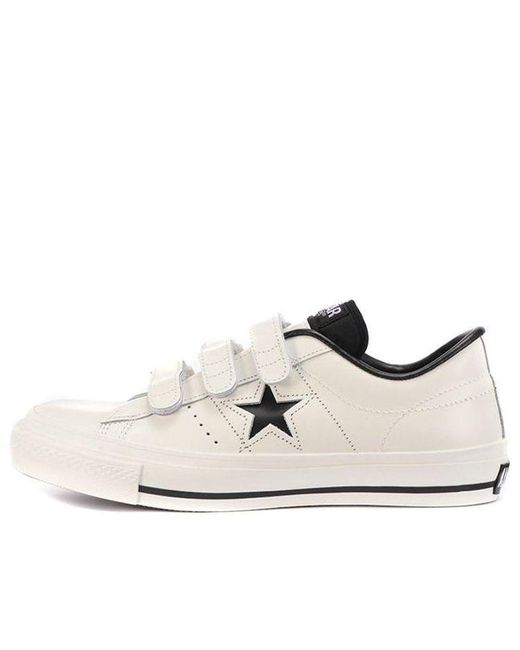 Converse White One Star Jv-3 Low-top Sneakers