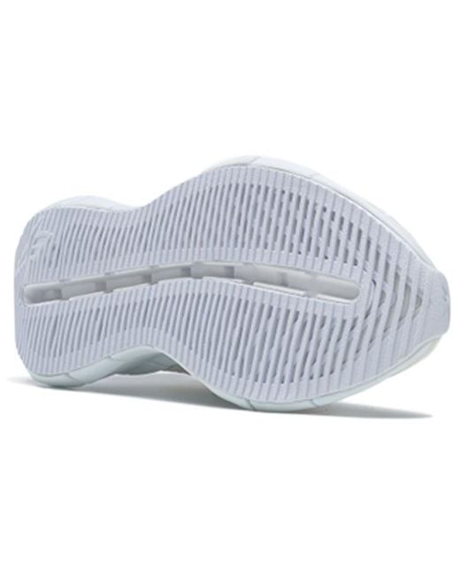 Reebok White Zig 3D Storm Running Shoes