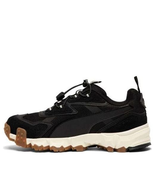 PUMA Black Trailfox Mts Water Thick Sole Low Top Casual Outdoor for men