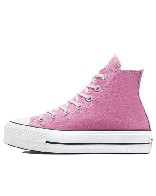 Converse Purple (Wmns) Chuck Taylor All Star Lift High 'Magic Flamingo'