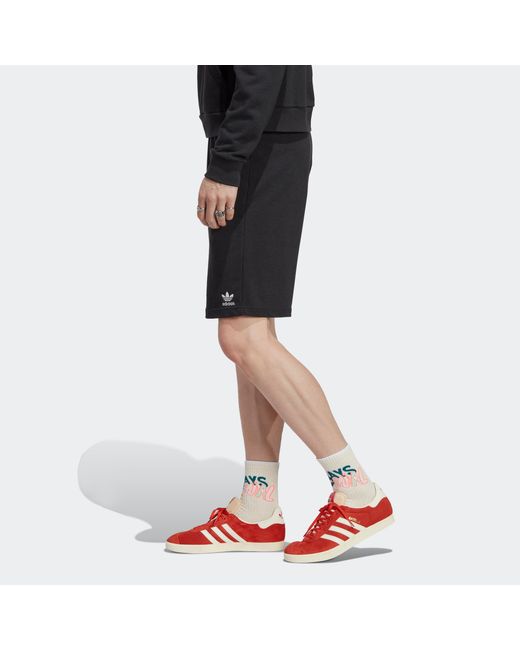 Adidas Black Originals Essentials+ Made With Hemp Shorts for men