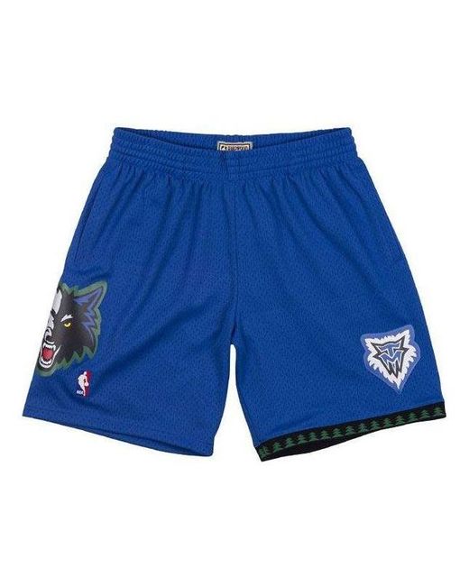 Mitchell & Ness Blue X Nba Minnesota Timberwolves 2003-04 Swingman Shorts for men