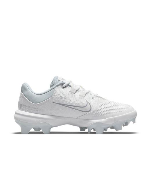 Nike White (Wmns) Hyperdiamond 4 Pro Mcs Pure Platinum'