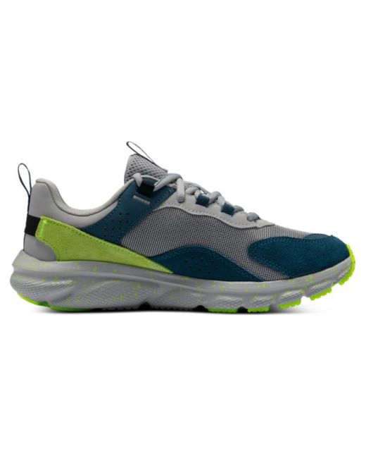Under Armour Blue Charged Verssert Speckle 'Mod Lime Surge' for men