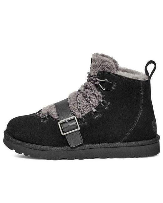 Ugg Black Dune Mini Shearling Boot for men