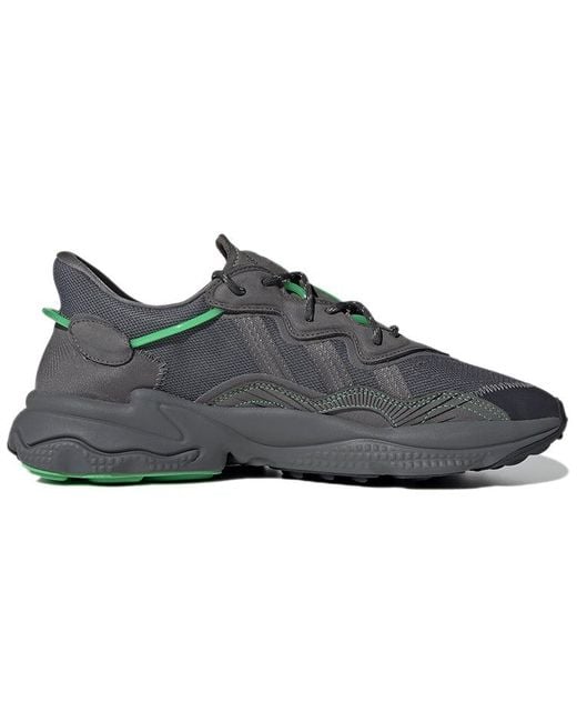 Adidas Blue Originals Ozweego Casual Shoes 'Charcoal' for men