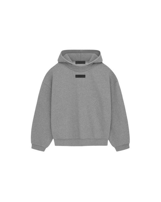 Fear Of God Gray Ss24 Hoodie 'Dark Heather Oatmeal' for men