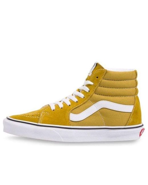 Vans Yellow Sk8-Hi Earthy for men