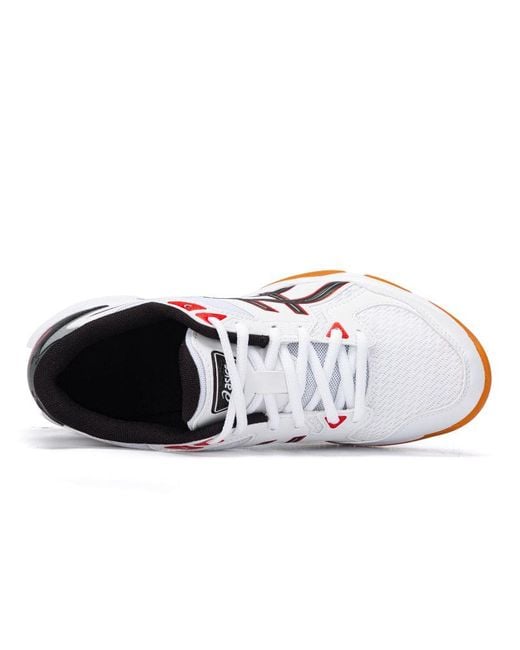 Asics White Gel-Rocket 10 Classic' for men