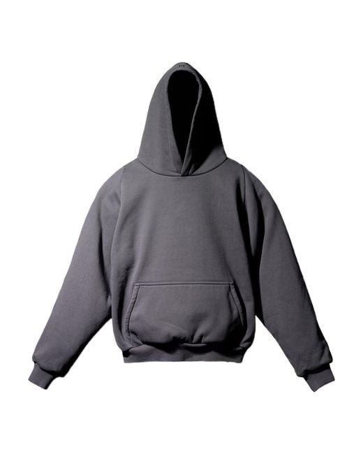 Yeezy Gap Gray Ss22 Logo Shrunken Hoodie 'Dark' for men