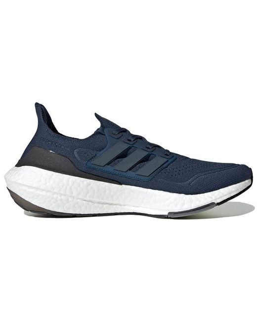 Adidas Blue Ultraboost 21 'Crew' for men