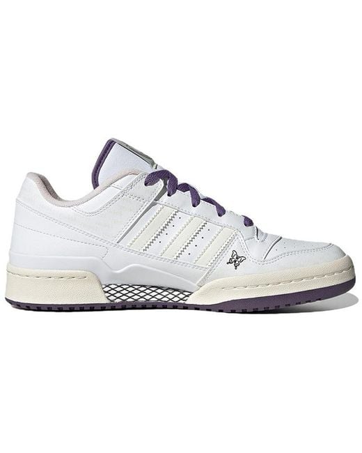 Adidas White Originals Forum Low Cl for men