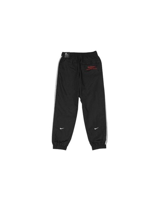 Nike Black Woven Bundle Feet Casual Sports Long Pants for men