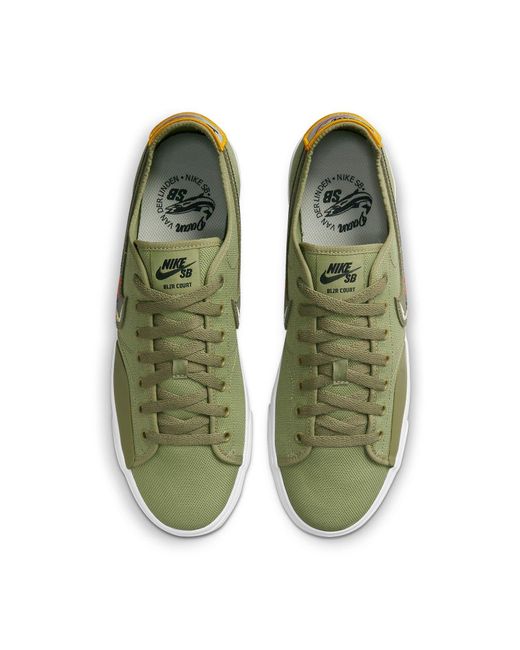 Nike Green Daan Van Der Linden X Blazer Court Sb 'Dusty' for men