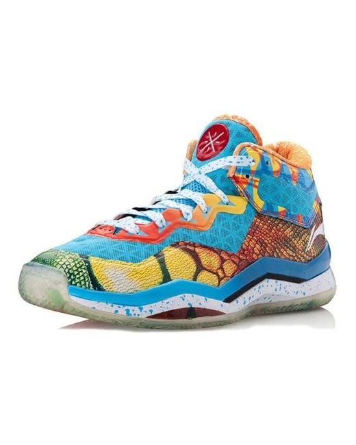 Li-ning Blue Way Of Wade 3 Lite 'Lizard' for men