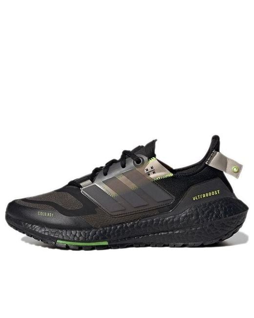 Adidas Black Ultraboost 22 Cold.Rdy Solar' for men