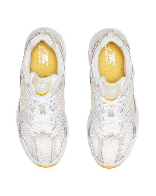 New Balance White 530 'Timberwolf Raw Amethyst' for men