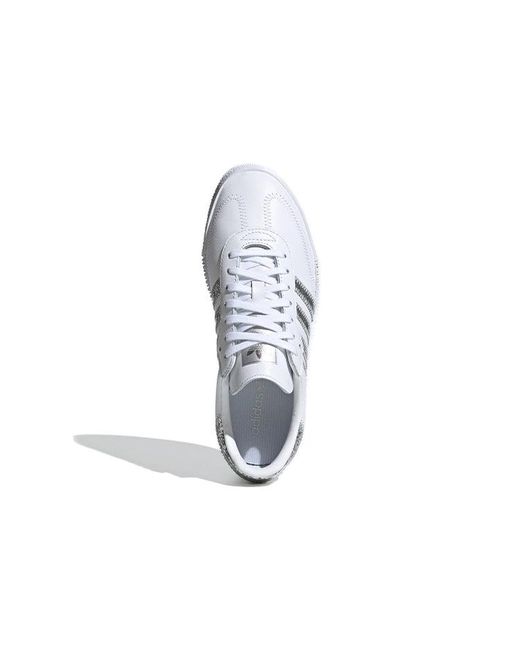 Adidas White (Wmns) Sambarose